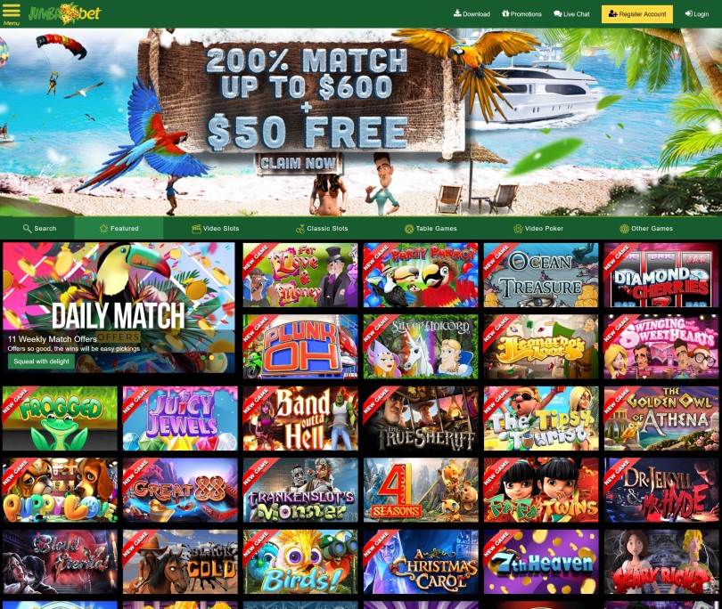 Jumba Bet games