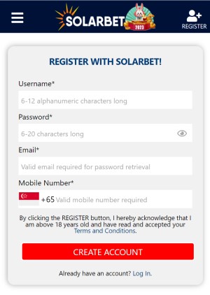 Guidelines to login to Solartbet Casino