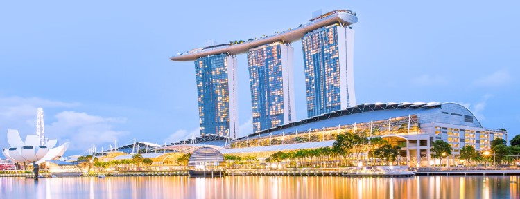 Picture of Marina Bay Sands hotel and casino in Singapore