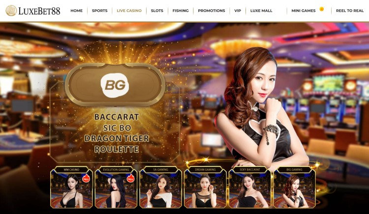 Example of Luxebet88 Live Casinos